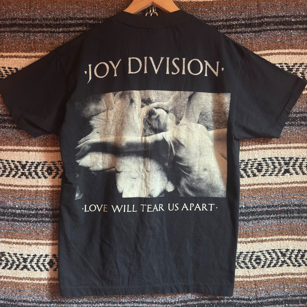 Joy Division Unknown Pleasures Love Will Tear Us Apart Shirt Large Black Reprint
